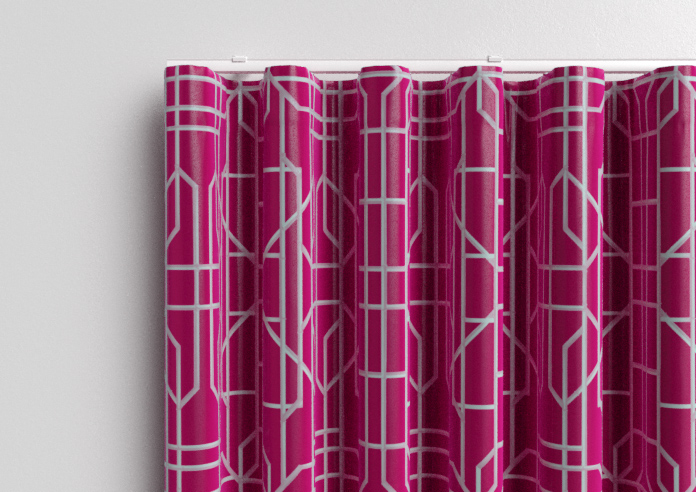 Bamboo Brights, Cerise - Made To Measure Curtains - Image 13